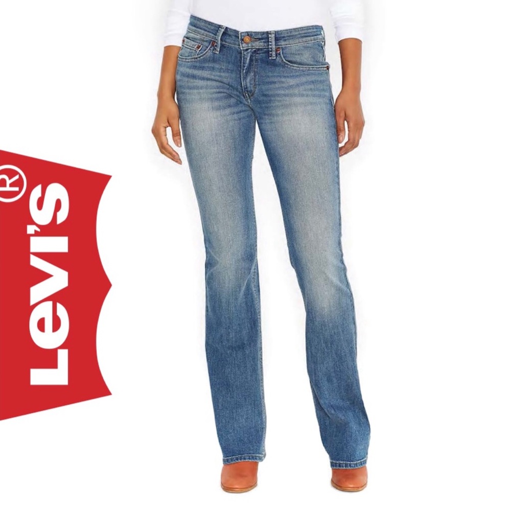 Levi's 518 Superlow Bootcut Jeans in Antique Fair